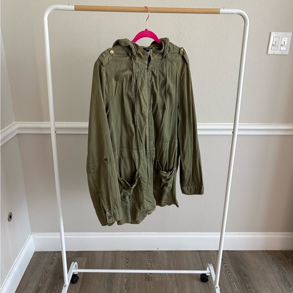 Torrid Size 2 (18/20) Olive Military Field Jacket